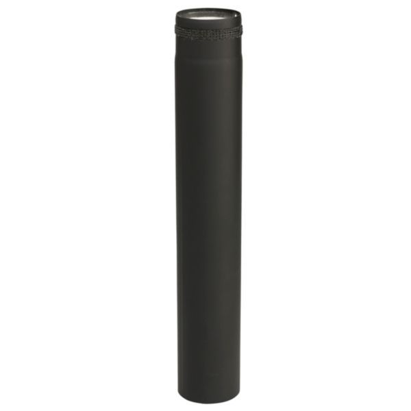 318405100jpg - Klima og Varme Metalbestos 100 mm længde 500 mm x 1 mm. Sort røgrør