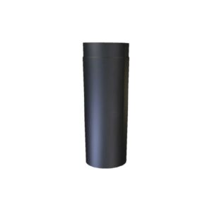 Metalbestos 130 mm længde 500 mm x2 mm. Sort røgrør