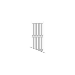 toprist 700mm Til C4 og C6 radiator, type 22, hvid RAL 9016