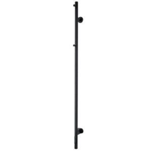TVS el eldo 1 håndklæderadiator med timer 1400 x 60 mm. 2 og 4 timers timer mulighed ved tryk på knap. Sort