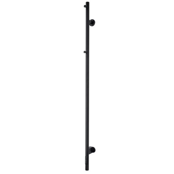 330694701jpg - Klima og Varme TVS el eldo 1 håndklæderadiator med timer 1400 x 60 mm. 2 og 4 timers timer mulighed ved tryk på knap. Sort