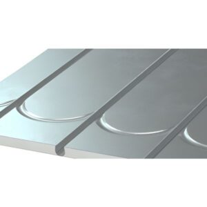 gulvvarmeplade 16 mm 1175x750x17 mm + vendespor og alu. varmef. CC 150