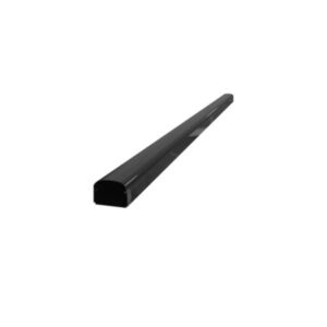 T75-S rørkanal 2 m 74x56 mm, Sort RAL 9005
