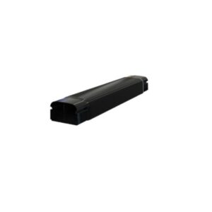 T75-S fleksibel kanal 74x56 mm, Sort RAL 9005, 520 mm