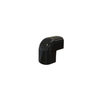 T75-S ydre hjørne 78x58 mm, Sort RAL 9005, 90 gr.