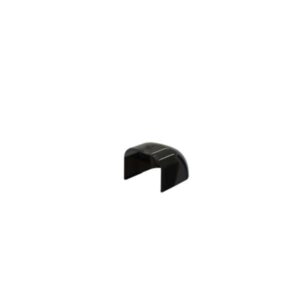 T75-S endebund 78x58 mm, Sort RAL 9005