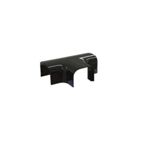 T75-S T-stykke 78x58 mm, Sort RAL 9005