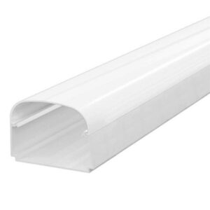 346847502jpg - Klima og Varme T75 rørkanal 2 m hvid 74x56 mm lige 2 m, hvid RAL 9010