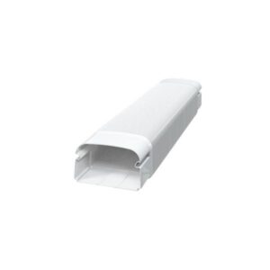 T75-H fleksibel kanal 74x56 mm, Hvid RAL 9010, 520 mm