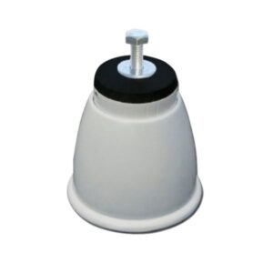 1000R justerbare fødder 1 sæt, 4 stk Justerbar plastfødder 100 - 140 mm, hvid