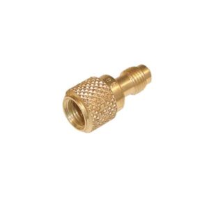 adapter 5/16'' x 1/4'' Han/Hun gevind, Med depressor og ventil
