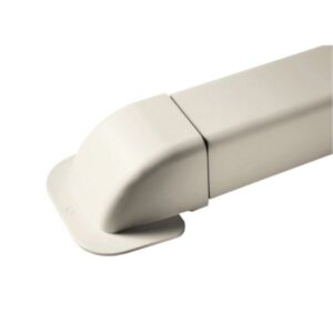 346848611jpg - Klima og Varme T80-R vægflange 80x60 mm Råhvid RAL 9001