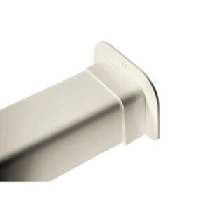T80-R væggennemføring 80x60 mm Råhvid RAL 9001