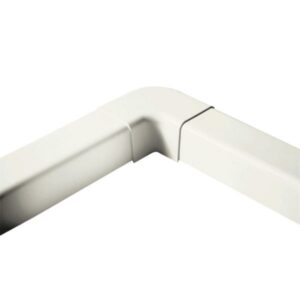 T80-R flad vinkel 80x60 mm Råhvid RAL 9001 90 gr.
