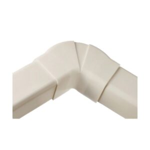 T80-R justerbar flad vinkel 80x60 mm Råhvid RAL 9001 65-130 grader