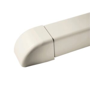 T80-R endebund 80x60 mm Råhvid RAL 9001