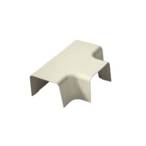 T80-R T-stykke 80x60 mm, Råhvid RAL 9001