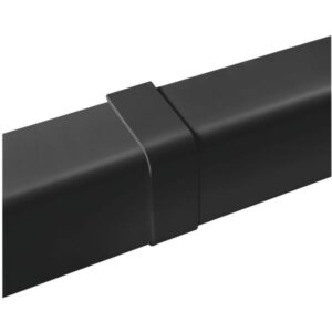 T80-S samlekappe 80x60 mm Sort RAL 9005
