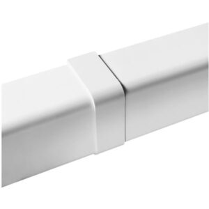 T80-H samlekappe 80x60 mm Hvid RAL 9010