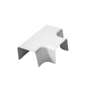 T80-H T-stykke 80x60 mm, Hvid RAL 9010