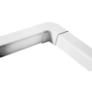 T110-H flad vinkel 110x75 mm, 90 gr. Hvid RAL 9010