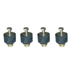 vibrationsdæmpere 1 sæt, 4 stk, 40 kg per styk, 33x33x20 mm, M8
