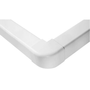 T140-H ydre hjørne 140x90 mm, Hvid RAL 9010, 90 gr.