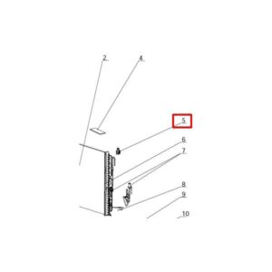 Polaris 12K Reservedel, Temperatursensor til udedel, Support