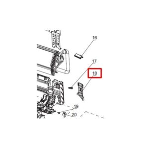Sirius 18K Reservedel, Forbindelsesrørsbøjle til indedel
