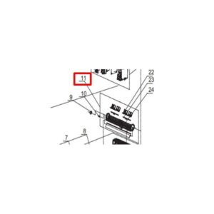 Pavo/Vega 9K/12K Reservedel, Svingenhed til indedel