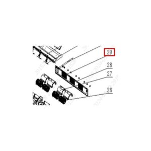Sigma 54K Reservedel, Nedre filter til gulv/loft model