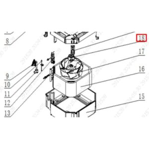 Sigma 54K Reservedel, Ventilatormotor til kassette