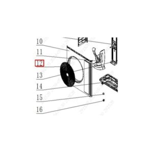 Sigma 54K Reservedel, Gitter til udedel