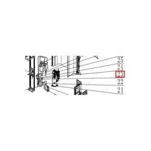Sigma 54K Reservedel, Fitting til ekspansionsventi til udedel, 1