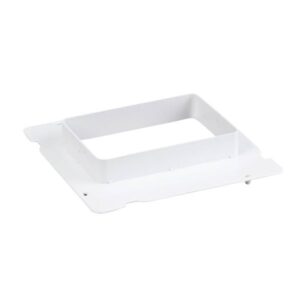 Duka overgangsstykke 150X150 mm. Hvid