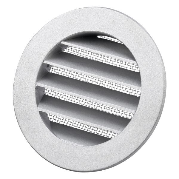 353796712jpg - Klima og Varme Duka metal rist Dusav Ø125MM Aluminium Med flange samt med fluenet
