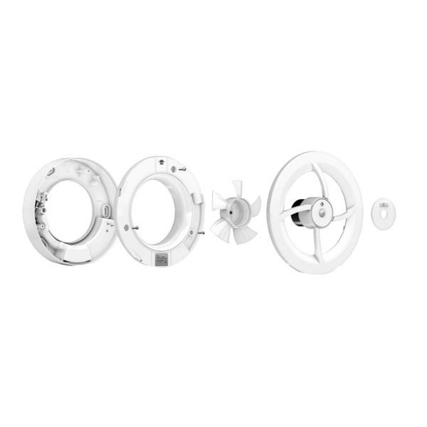 353800707jpg - Klima og Varme Duka Ventilator S7 Hvid 9 funktions ventilator med seks ventilationsløsninger