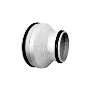 centrisk Reduktion Ø125-100 mm Nippel/Nippel, længde 19mm