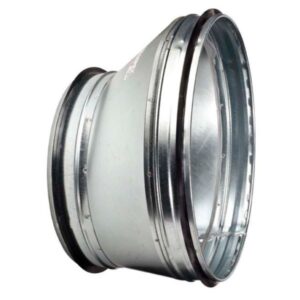 eksentrisk reduktion Ø160-100 mm Nippel/Nippel Længde 115 mm