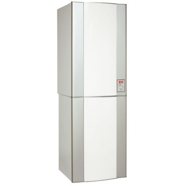 371322200jpg - Klima og Varme Metro Therm Type 2002C combivandvarmer, model 200. Til centralvarme, 191 ltr. rør ned