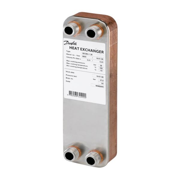 377232124jpg - Klima og Varme Danfoss Redan Redan pladevarmeveksler pladevarmeveksler 320x95x9,8mm Ms DANFOSS REDAN XB06L-1 24pl