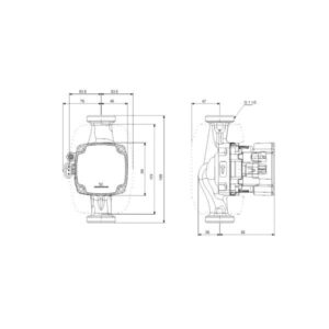 Grundfos ALPHA2 GO 25-75 180mm. 1x230V 9H