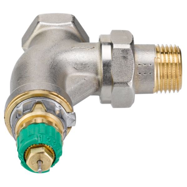 403284104jpg - Klima og Varme Danfoss RA-DV radiatorventil 1/2''. Vinkelløbende med indbygget trykregulator til 2-strengsanlæg, 013G7713