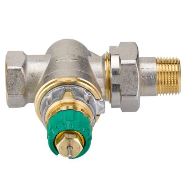 403284203jpg - Klima og Varme Danfoss RA-DV radiatorventil 3/8''. Ligeløbende med indbygget trykregulator til 2-strengsanlæg, 013G7712