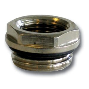 nippelmuffe 1/2'' - 3/8'' med O-ring