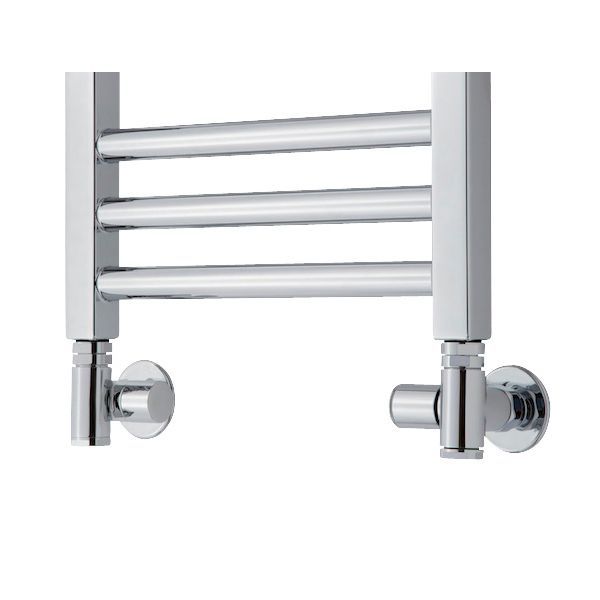 405388104jpg - Klima og Varme TVS ventilsæt 130 krom 1/2 manuelt ventilsæt inkl. rørafdækninger til kombidrift. Krom