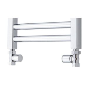 TVS reg.ventil lige krom t/designrad