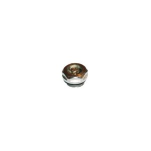luftskrue 1/2'' med O-ring, til nøgle. Forkromet