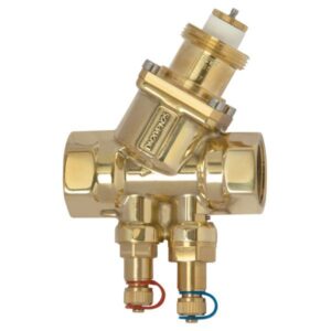 Frese Optima Compact reguleringsventil DN20, high. M/M. 220-1330 L/h, Slaglængde 5,0 mm, med 2 trykudtag