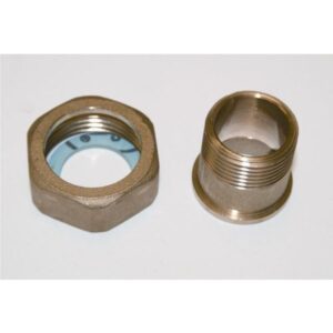 Danfoss AB-QM gevindnippel 3/8''. DN10 for 406843103 (skal bruges 2 sæt pr